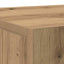 Sideboard Artisan Egetræ 90 x 34 x 80 cm Konstrueret træ