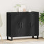 Sideboard Sort eg 90 x 34 x 80 cm Konstrueret træ