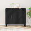Sideboard Sort eg 90 x 34 x 80 cm Konstrueret træ