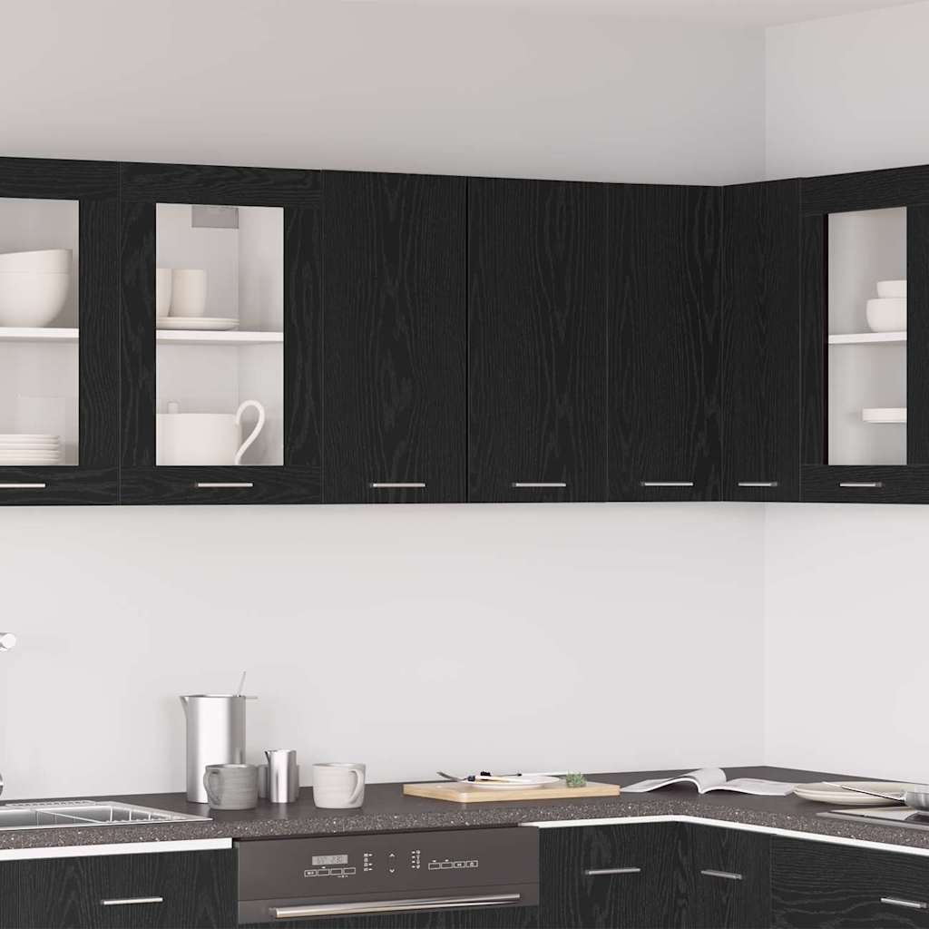 Hængeskab Lyon Sort eg 60 x 31 x 60 cm Konstrueret træ