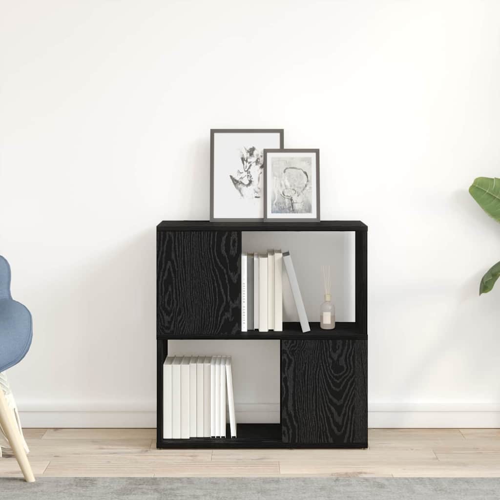 TV-møbelsæt Vægmonteret Sort 60 x 24 x 63 cm Konstrueret træ