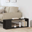 TV-møbelsæt Vægmonteret Sort 100 x 24 x 63 cm Konstrueret træ
