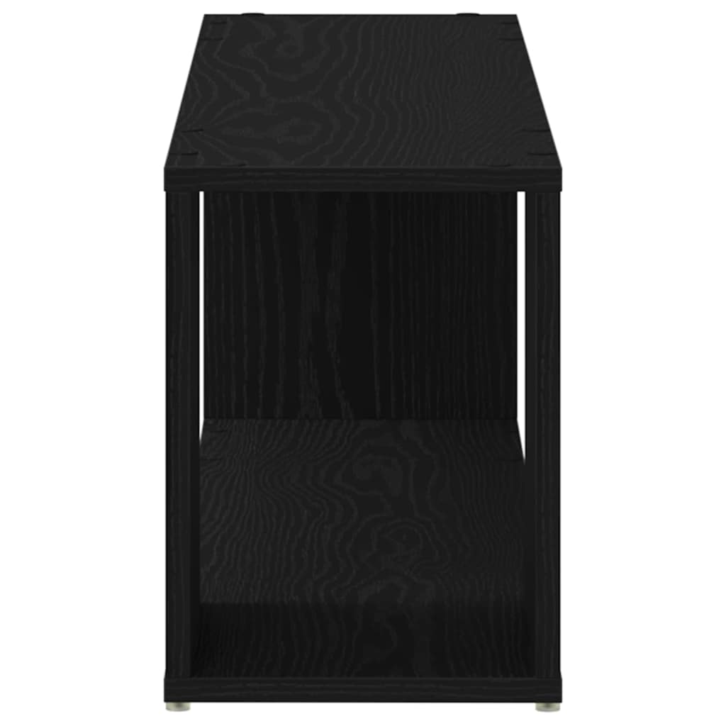 TV-møbelsæt Vægmonteret Sort 100 x 24 x 63 cm Konstrueret træ