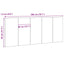 Senge Hovedgærde Sort eg 160 x 1.5 x 80.5 cm Konstrueret træ