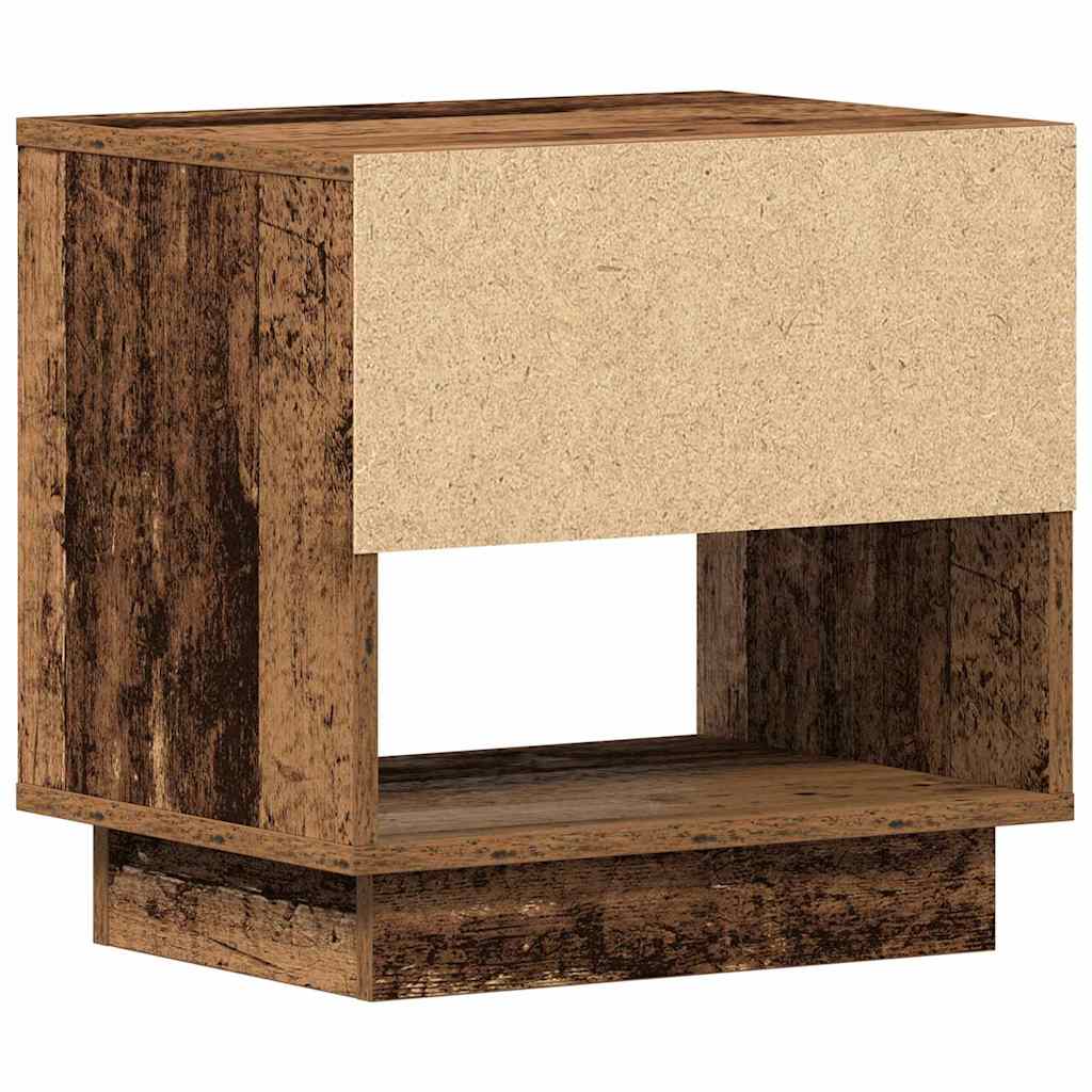 Natbord Gammelt træ 45 x 34 x 44 cm Konstrueret træ