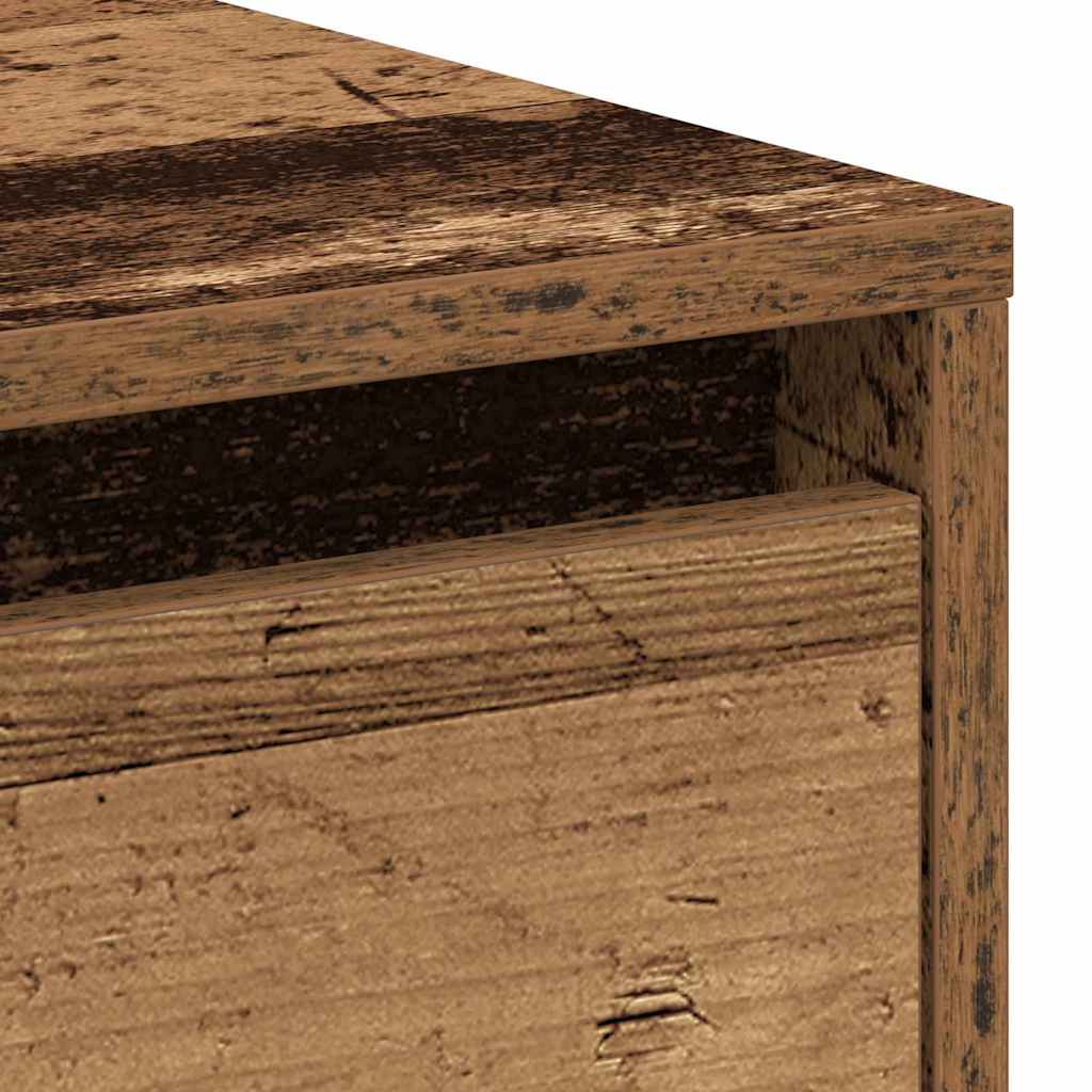 Natbord 2 pcs Gammelt træ 45 x 34 x 44 cm Konstrueret træ