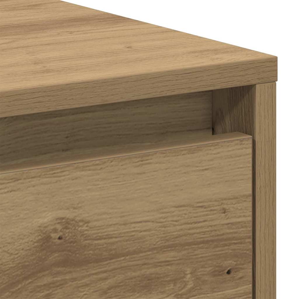 Natbord 2 pcs Artisan Egetræ 45 x 34 x 44 cm Konstrueret træ