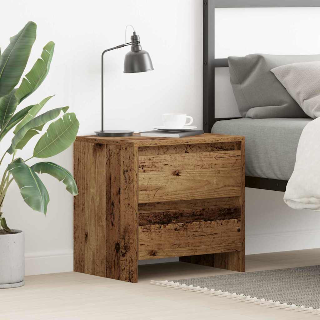 Natskab Gammelt træ 45 x 34 x 44,5 cm Konstrueret træ billede