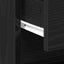 Natskab 2 pcs Sort eg 45 x 34 x 44,5 cm Konstrueret træ