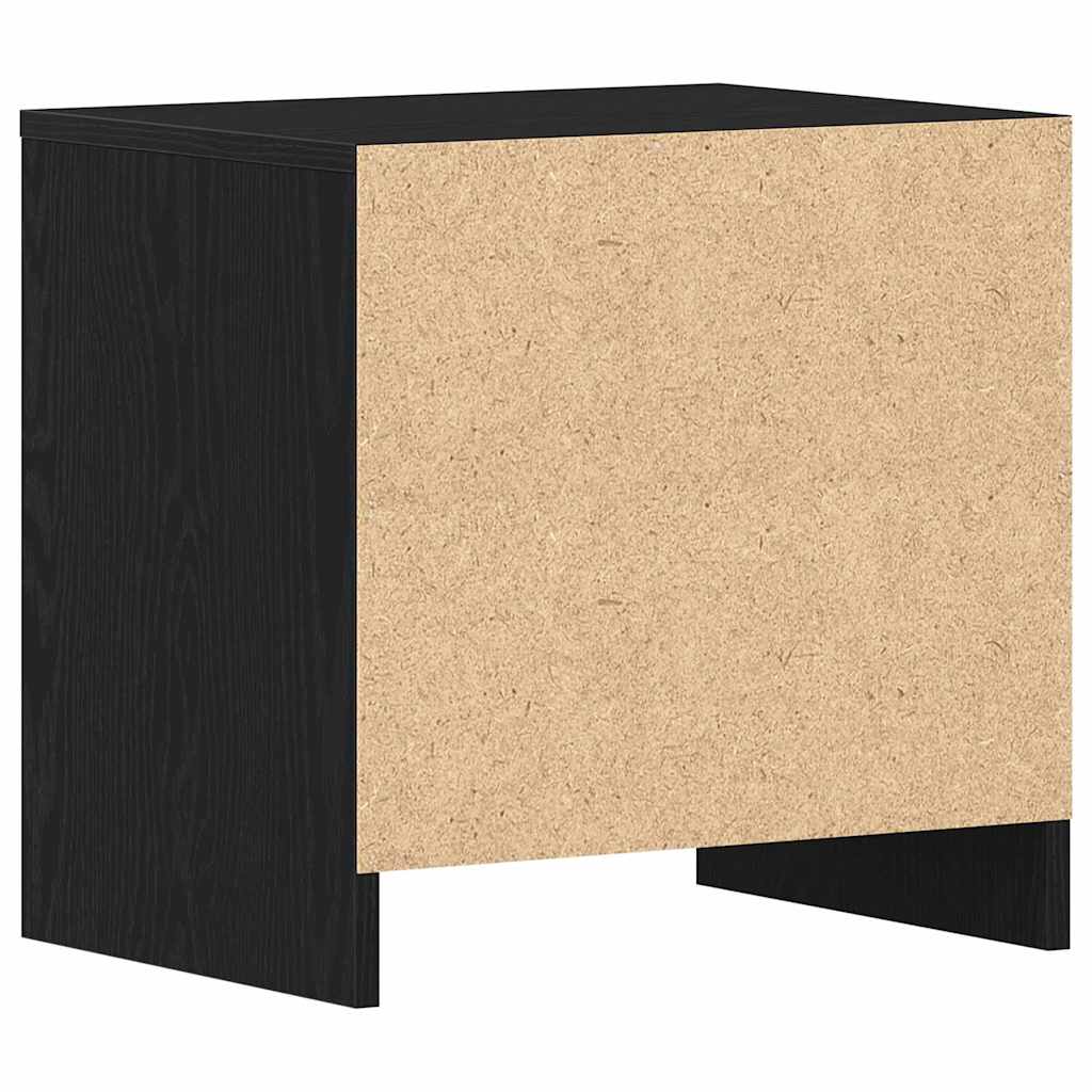 Natskab 2 pcs Sort eg 45 x 34 x 44,5 cm Konstrueret træ