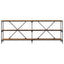 Konsolbord Gammelt træ 200 x 30 x 75 cm Konstrueret træ
