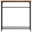 Konsolbord Gammelt træ 75 x 19,5 x 75 cm Konstrueret træ