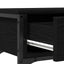 Konsolbord Sort eg 72,5 x 25 x 75 cm Konstrueret træ