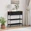 Konsolbord Sort eg 72,5 x 25 x 75 cm Konstrueret træ