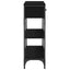 Konsolbord Sort eg 72,5 x 25 x 75 cm Konstrueret træ