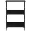 Bogreol Sort eg 50 x 33 x 82 cm Konstrueret træ
