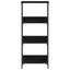 Bogreol Sort eg 50 x 33 x 117,5 cm Konstrueret træ