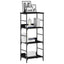 Bogreol Sort eg 50 x 33 x 117,5 cm Konstrueret træ