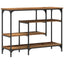 Konsolbord Gammelt træ 100 x 35 x 75 cm Laminat træ og metal
