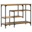Konsolbord artisan eg 100 x 35 x 75 cm Laminat træ og metal