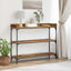 Konsolbord Gammelt træ 100 x 30 x 80 cm Laminat træ og metal