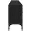 TV-skab med skuffe Sort eg 200 x 25 x 44 cm Konstrueret træ