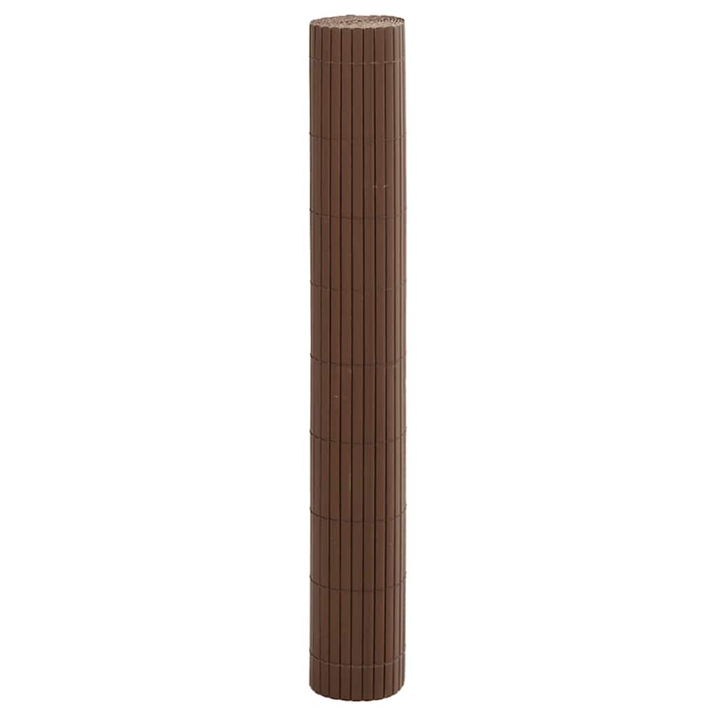 havehegn dobbeltsidet 1,8x3 m PVC brun