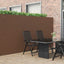 havehegn dobbeltsidet 1,8x3 m PVC brun