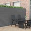havehegn dobbeltsidet 1,8x5 m PVC grå