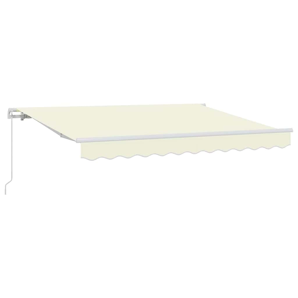 Utrækkelig Markise Creme 250 x 200 cm Stof