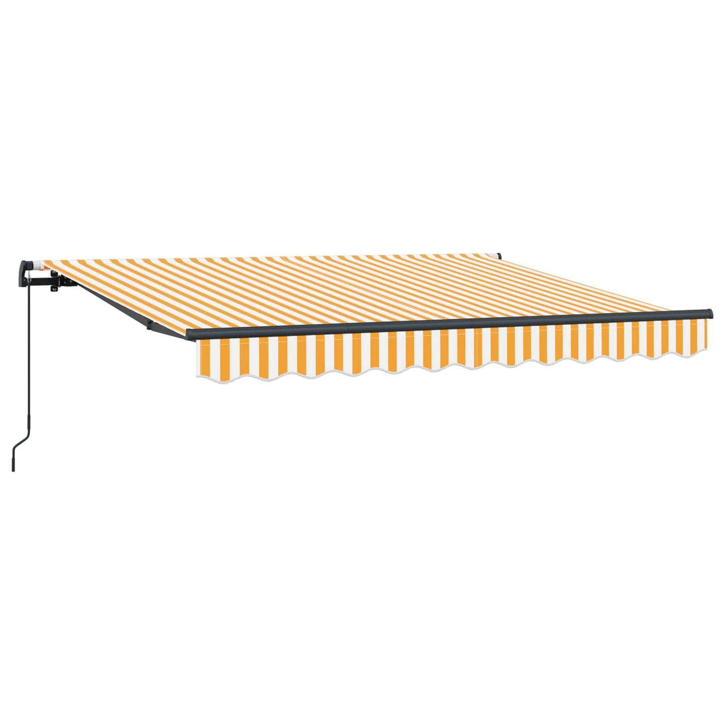 Utrækkelig Markise Gul 250 x 200 cm Stof