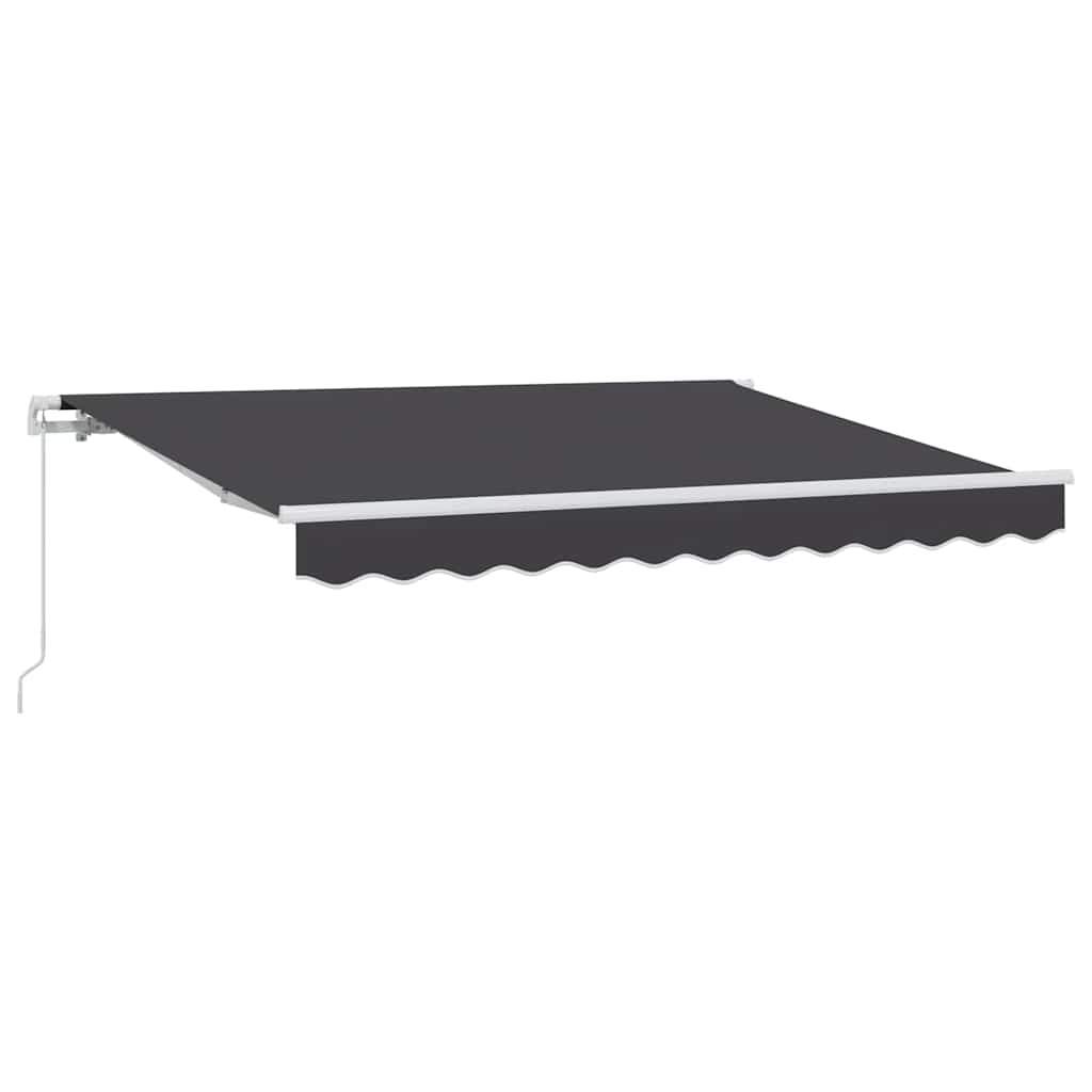 Utrækkelig Markise Antracit 250 x 200 cm Stof