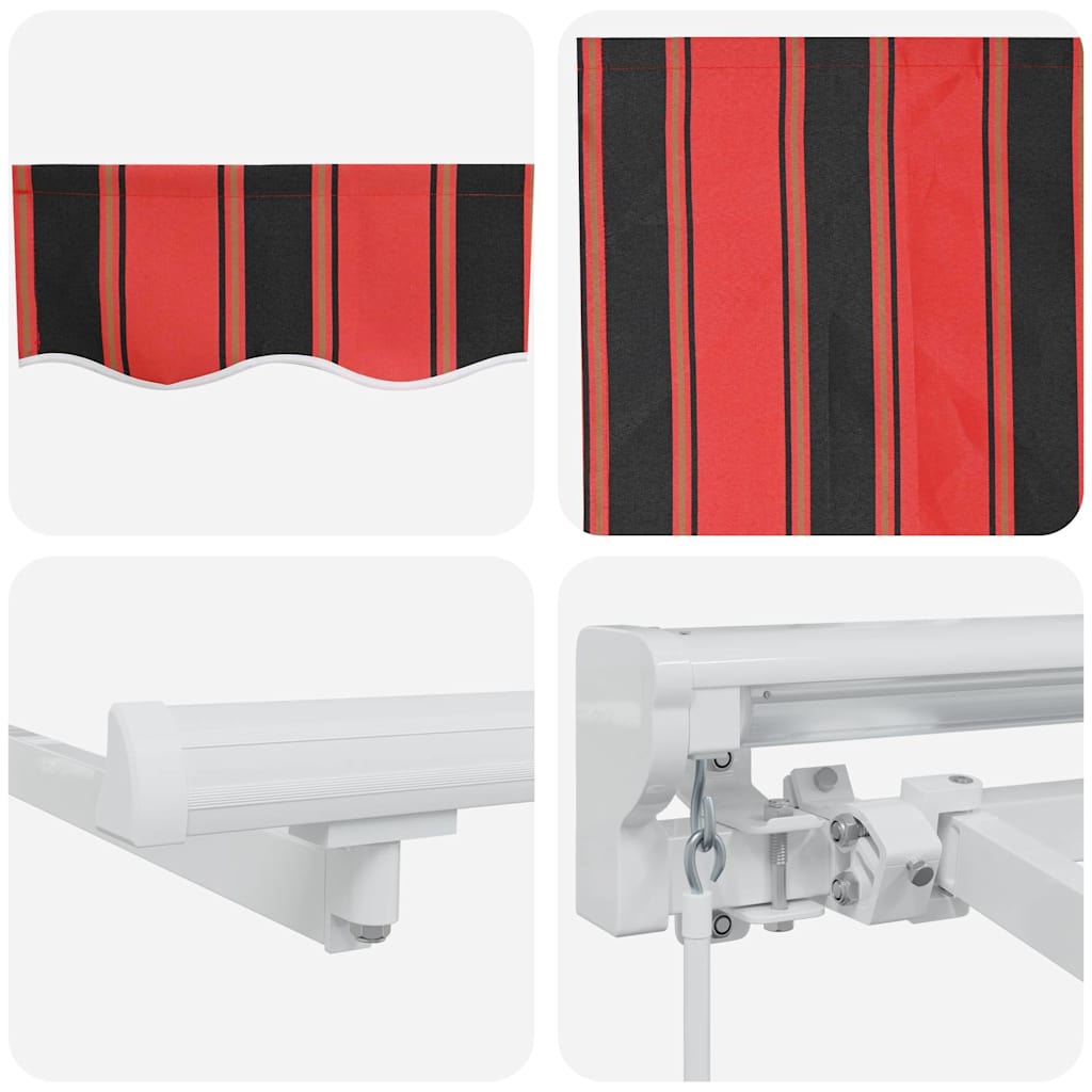 Markiseramme Orange og Sort 250 x 200 cm