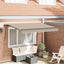 Utrækkelig Markise Beige 250 x 200 cm Stof