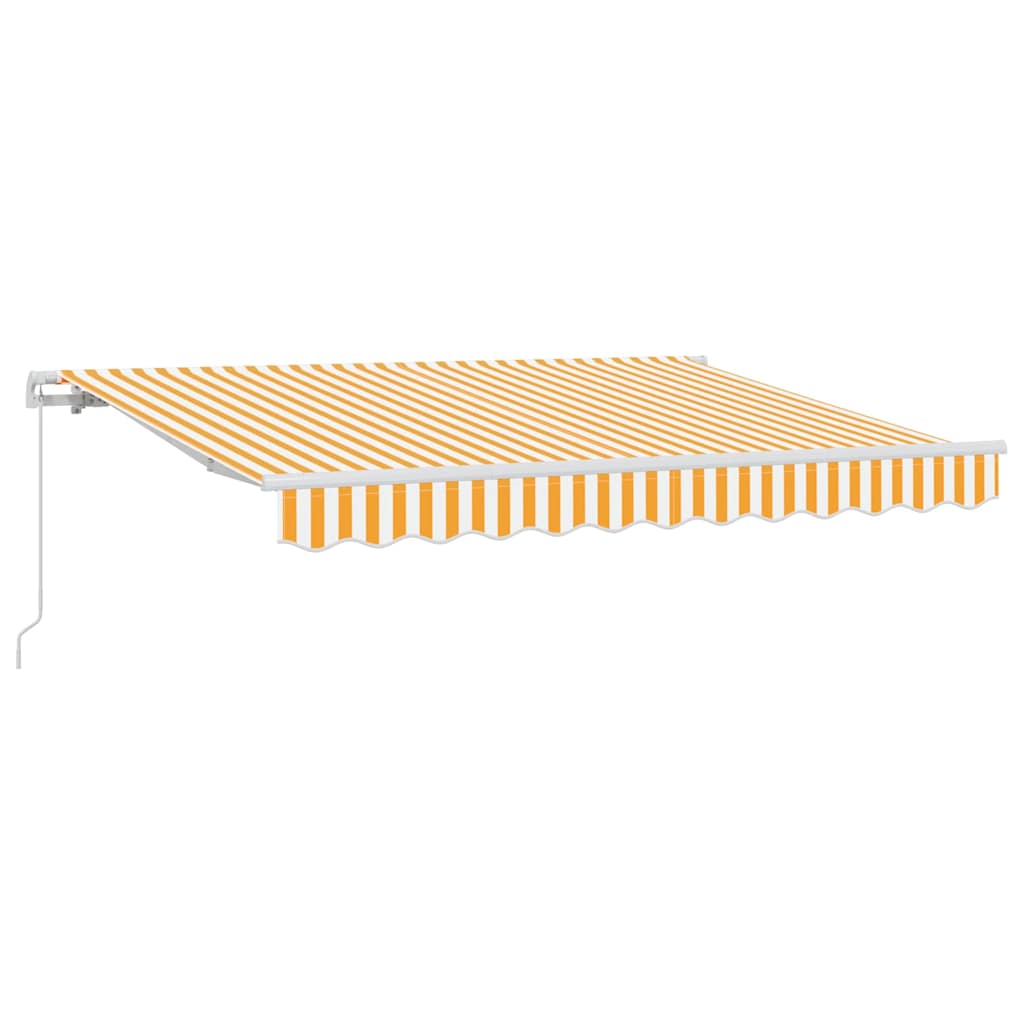 Udtrækkelig markise Gul 300 x 200 cm Stof