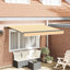 Udtrækkelig markise Gul 300 x 200 cm Stof