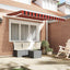 Utrækkelig Markise Orange 300 x 200 cm Stof