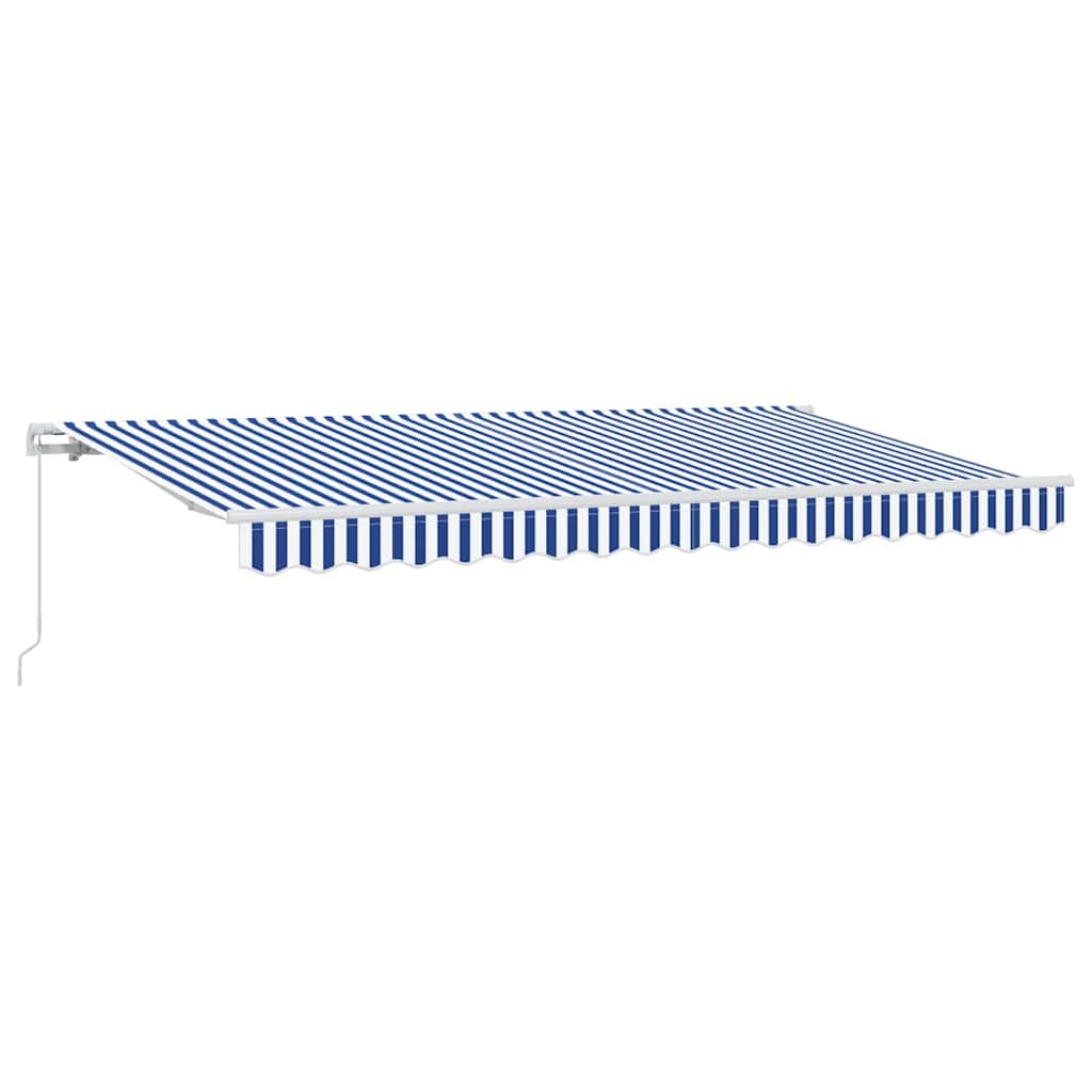 Utrækkelig Markise Blå 350 x 200 cm Stof