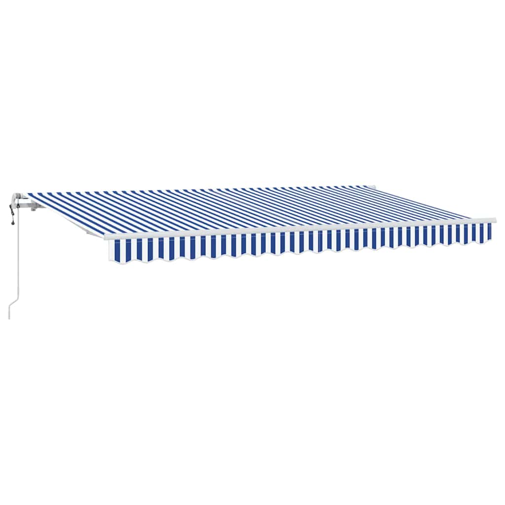 Utrækkelig Markise Blå 350 x 200 cm Stof