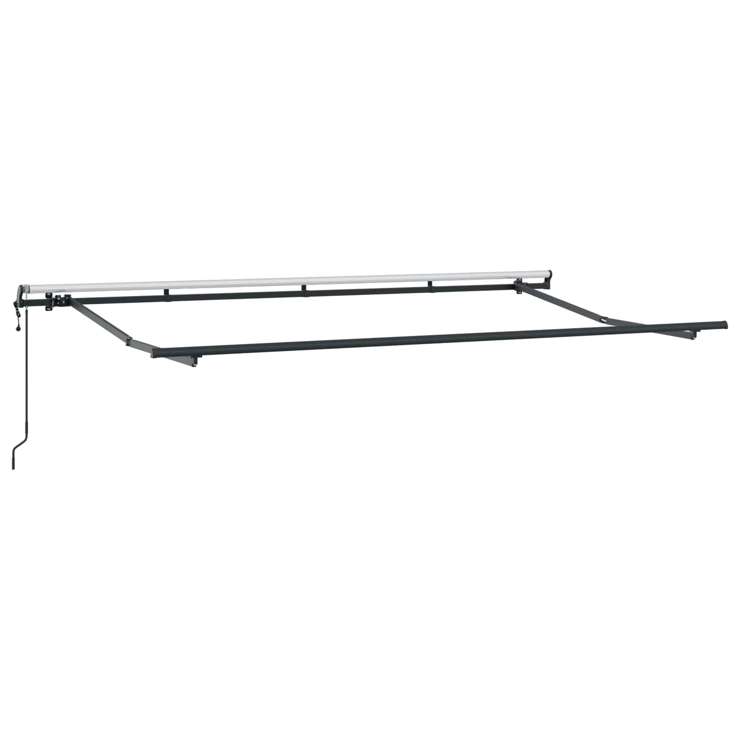 Utrækkelig Markise Blå og Hvid 350 x 200 cm