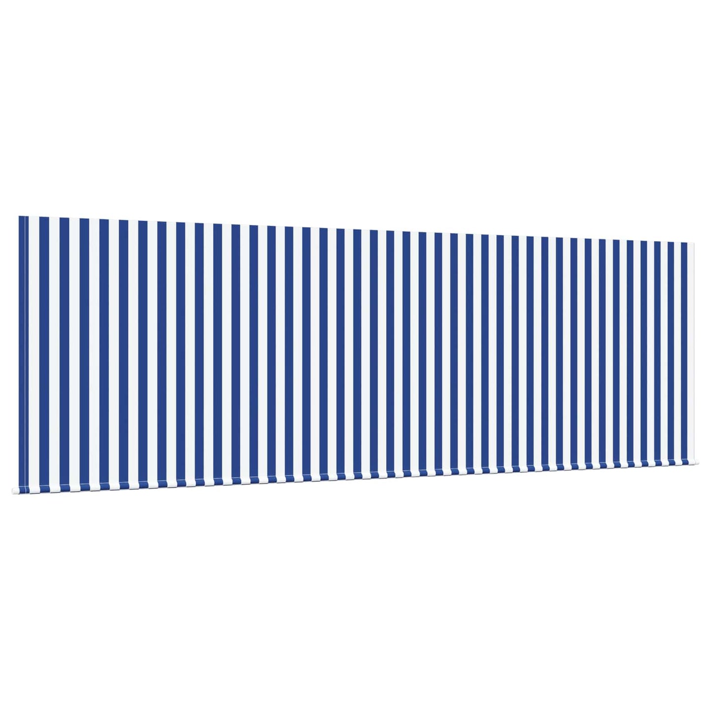 Utrækkelig Markise Blå og Hvid 350 x 200 cm