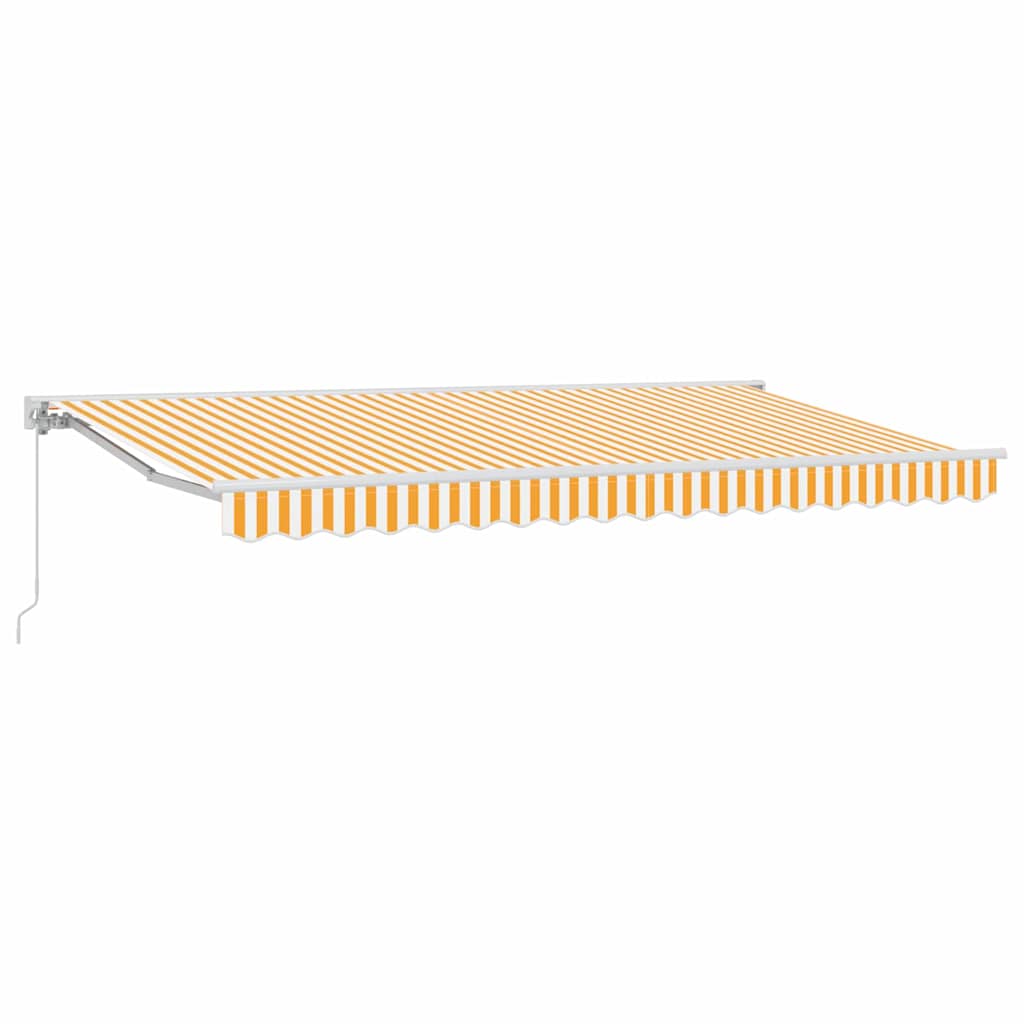 Markiseramme Gul og Hvid 350 x 200 cm