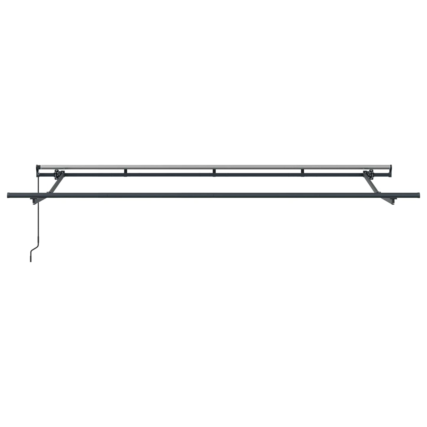 Utrækkelig Markise Antracit 350 x 200 cm Stof