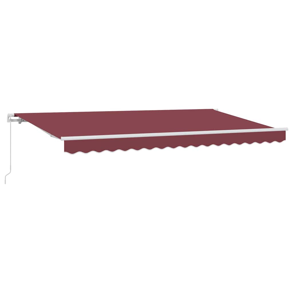 Utrækkelig Markise Bordeaux 350 x 200 cm Stof