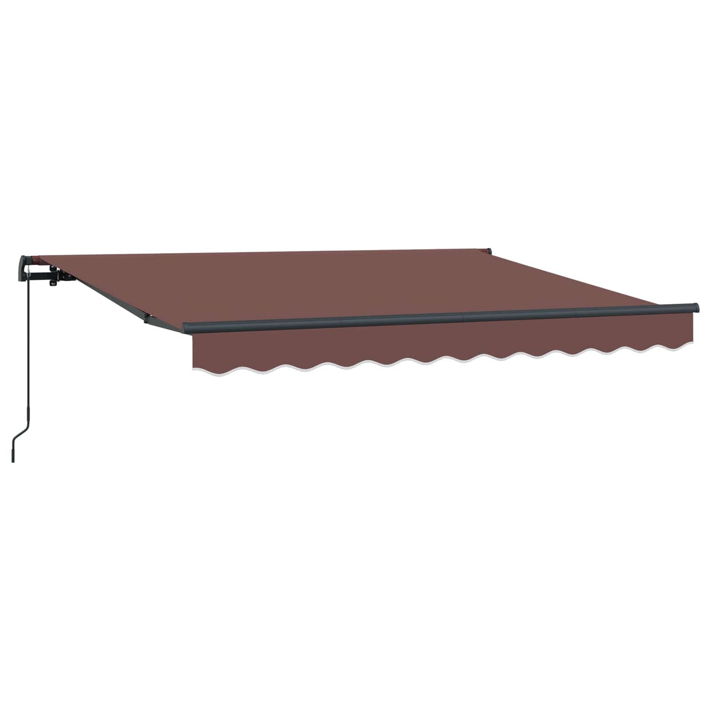 Utrækkelig Markise Brun 350 x 200 cm Stof