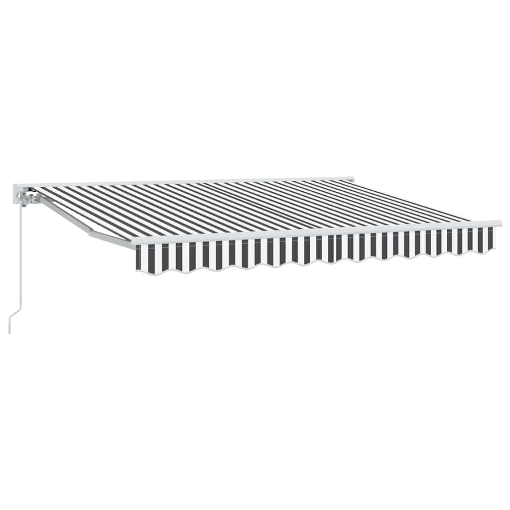 Markiseramme Anthracit og hvid 350 x 200 cm