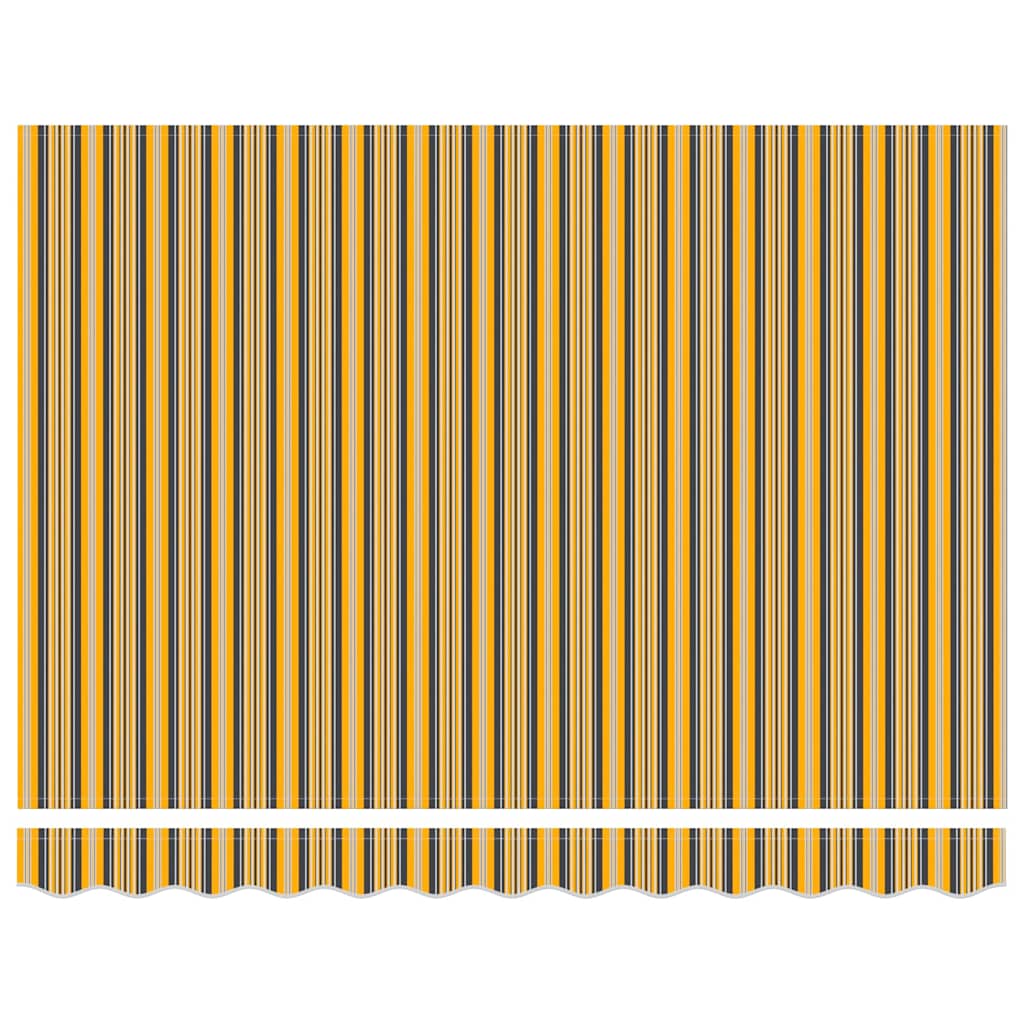 Utrækkelig Markise Gul 350 x 200 cm Stof