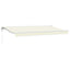 Markiseramme Creme 400 x 200 cm Polyester med PU belægning