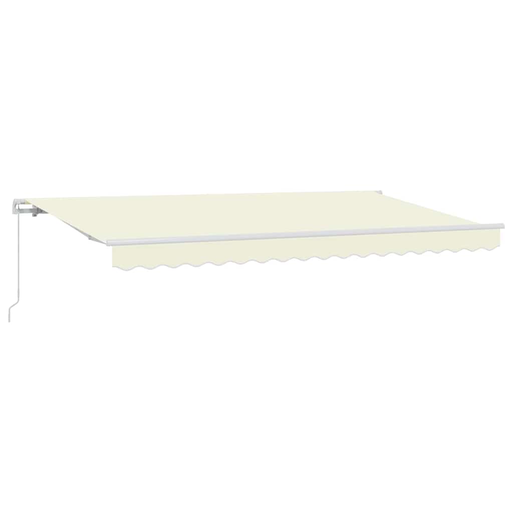 Utrækkelig Markise Creme 400 x 200 cm Stof