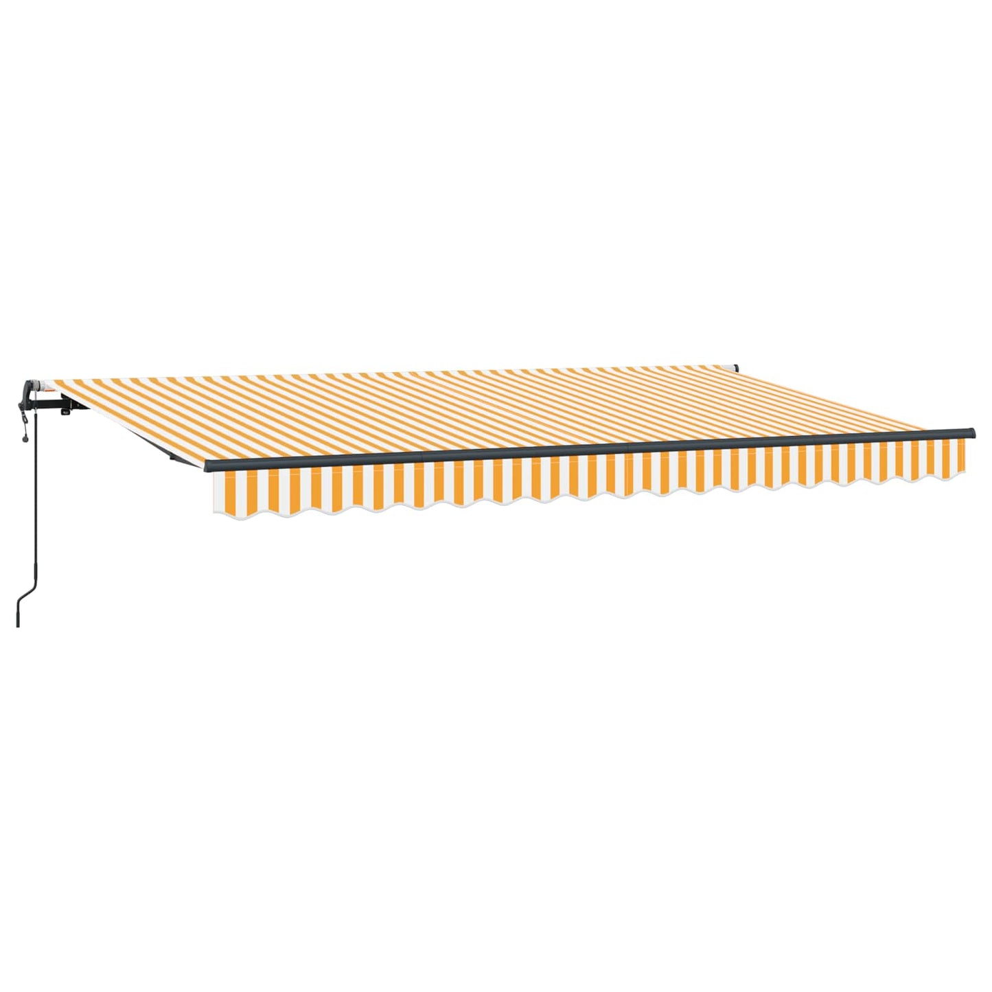 Utrækkelig Markise Gul 400 x 200 cm Stof